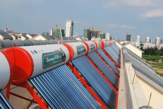 Colector térmico solar de tubo en U de tubo de vacío anticongelante Tianxu