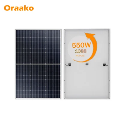 Oraako 320W 400W Panel solar fotovoltaico monocristalino personalizado Techo de panel de sistema solar híbrido Pvt