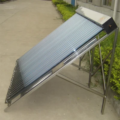 Colector solar de tubo de vacío y tubo de calor de cobre