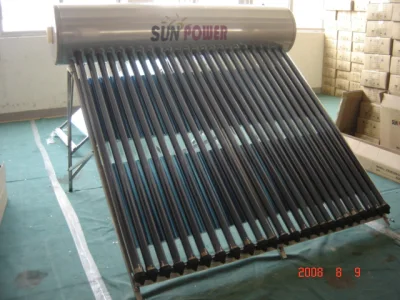 Calentador de agua solar de bobina de cobre precalentado